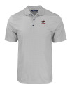 Arkansas Razorbacks Alumni Cutter & Buck Pike Eco Tonal Geo Print Stretch Recycled Mens Big & Tall Polo Elemental Grey Mannequin Thumbnail Image