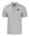 Air Force Falcons College Vault Cutter & Buck Pike Eco Tonal Geo Print Stretch Recycled Mens Polo Elemental Grey Mannequin Thumbnail Image