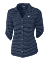 New York Giants Cutter & Buck Academy Elbow Sleeve Womens Top Liberty Navy Mannequin Thumbnail Image