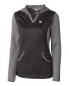 New York Giants Cutter & Buck Womens Tackle Hoodie Charcoal Mannequin Thumbnail Image