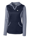 New York Giants Cutter & Buck Womens Tackle Hoodie Liberty Navy Mannequin Thumbnail Image