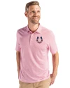 Indianapolis Colts Americana Cutter & Buck Pike Eco Symmetry Print Stretch Recycled Mens Polo White/Red Front Thumbnail Image