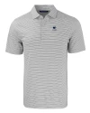Penn State Nittany Lions Alumni Cutter & Buck Forge Eco Double Stripe Stretch Recycled Mens Big &Tall Polo Polished/White Mannequin Thumbnail Image