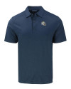 Los Angeles Chargers NFL Helmet Cutter & Buck Forge Eco Stretch Recycled Mens Big & Tall Polo Dark Navy Blue Heather Mannequin Thumbnail Image