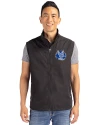 Air Force Falcons College Vault Cutter & Buck Charter Eco Full-Zip Mens Big & Tall Vest Black Front Thumbnail Image