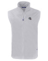 New England Patriots NFL Helmet Cutter & Buck Charter Eco Full-Zip Mens Big & Tall Vest Polished Medium Gray Mannequin Thumbnail Image