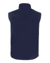 Texas Longhorns Alumni Cutter & Buck Charter Eco Full-Zip Mens Big & Tall Vest Navy Blue Mannequin Back Thumbnail Image