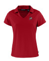Arkansas Razorbacks College Vault Cutter & Buck Daybreak Eco Recycled Womens V-neck Polo Cardinal Red Mannequin Thumbnail Image