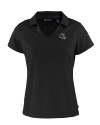 Baltimore Ravens NFL Helmet Cutter & Buck Daybreak Eco Recycled Womens V-neck Polo Black Mannequin Thumbnail Image