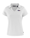 Pittsburgh Steelers Americana Cutter & Buck Daybreak Eco Recycled Womens V-neck Polo White Mannequin Thumbnail Image