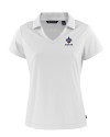 New Orleans Saints Americana Cutter & Buck Daybreak Eco Recycled Womens V-neck Polo White Mannequin Thumbnail Image