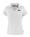 Seattle Seahawks Americana Cutter & Buck Daybreak Eco Recycled Womens V-neck Polo White Mannequin Thumbnail Image