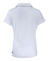 Minnesota Vikings Americana Cutter & Buck Daybreak Eco Recycled Womens V-neck Polo White Mannequin Back Thumbnail Image
