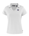 Washington Commanders Americana Cutter & Buck Daybreak Eco Recycled Womens V-neck Polo White Mannequin Thumbnail Image