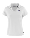 New England Patriots Americana Cutter & Buck Daybreak Eco Recycled Womens V-neck Polo White Mannequin Thumbnail Image