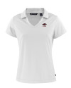 Arkansas Razorbacks Alumni Cutter & Buck Daybreak Eco Recycled Womens V-neck Polo White Mannequin Thumbnail Image