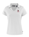 Louisville Cardinals Alumni Cutter & Buck Daybreak Eco Recycled Womens V-neck Polo White Mannequin Thumbnail Image
