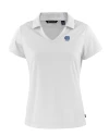 North Carolina Tar Heels Alumni Cutter & Buck Daybreak Eco Recycled Womens V-neck Polo White Mannequin Thumbnail Image