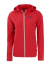 Carolina Panthers Americana Cutter & Buck Daybreak Eco Recycled Womens Full Zip Hoodie Red Mannequin Thumbnail Image
