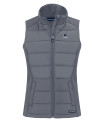 Penn State Nittany Lions Alumni Cutter & Buck Evoke Hybrid Softshell Recycled Womens Full Zip Vest Elemental Grey Mannequin Thumbnail Image