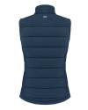 Penn State Nittany Lions Alumni Cutter & Buck Evoke Hybrid Softshell Recycled Womens Full Zip Vest Navy Blue Mannequin Back Thumbnail Image