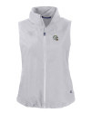 Los Angeles Chargers NFL Helmet Cutter & Buck Charter Eco Recycled Full-Zip Womens Vest Polished Medium Gray Mannequin Thumbnail Image