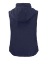 Penn State Nittany Lions Alumni Cutter & Buck Charter Eco Recycled Full-Zip Womens Vest Navy Blue Mannequin Back Thumbnail Image