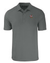 Louisville Cardinals College Vault Cutter & Buck Forge Eco Stretch Recycled Mens Polo Elemental Grey Mannequin Thumbnail Image