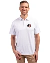 Florida State Seminoles College Vault Cutter & Buck Forge Eco Stretch Recycled Mens Polo White Front Thumbnail Image