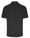 Nebraska Cornhuskers College Vault Cutter & Buck Forge Eco Stretch Recycled Mens Polo Black Mannequin Back Thumbnail Image