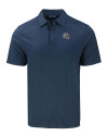 New England Patriots NFL Helmet Cutter & Buck Forge Eco Stretch Recycled Mens Polo Dark Navy Blue Heather Mannequin Thumbnail Image