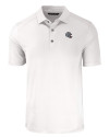 New England Patriots NFL Helmet Cutter & Buck Forge Eco Stretch Recycled Mens Polo White Mannequin Thumbnail Image