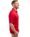 Atlanta Falcons Americana Cutter & Buck Forge Eco Stretch Recycled Mens Polo Cardinal Red Side Thumbnail Image