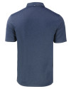 Carolina Panthers Americana Cutter & Buck Forge Eco Stretch Recycled Mens Polo Dark Navy Blue Heather Mannequin Back Thumbnail Image
