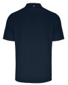 Carolina Panthers Americana Cutter & Buck Forge Eco Stretch Recycled Mens Polo Navy Blue Mannequin Back Thumbnail Image