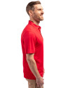 Miami Dolphins Americana Cutter & Buck Forge Eco Stretch Recycled Mens Polo Red Side Thumbnail Image