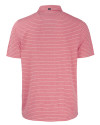 Oklahoma Sooners Alumni (Patterns BL&EG) Cutter & Buck Forge Eco Heather Stripe Stretch Recycled Mens Polo Cardinal Red Heather Mannequin Back Thumbnail Image