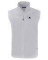 Penn State Nittany Lions Alumni Cutter & Buck Charter Eco Recycled Mens Full-Zip Vest Polished Medium Gray Mannequin Thumbnail Image
