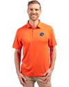 Boise State Broncos Cutter & Buck Forge Eco Stretch Recycled Mens Polo College Orange Front Thumbnail Image