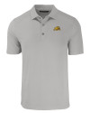 Bowie State Bulldogs Cutter & Buck Forge Eco Stretch Recycled Mens Polo Polished Medium Gray Mannequin Thumbnail Image