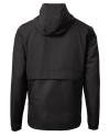 Bowie State Bulldogs Cutter & Buck Charter Eco Recycled Mens Anorak Jacket Black Mannequin Back Thumbnail Image