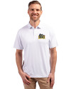 Drexel Dragons Cutter & Buck Forge Eco Stretch Recycled Mens Big & Tall Polo White Front Thumbnail Image