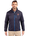 Auburn Tigers Alumni Cutter & Buck Rainier PrimaLoft®  Mens Big and Tall Eco Insulated Puffer Jacket Dark Navy Front Thumbnail Image