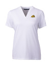 Bowie State Bulldogs Cutter & Buck Forge Eco Heathered Stretch Womens Blade Top White Mannequin Thumbnail Image