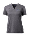 Creighton Bluejays Cutter & Buck Forge Eco Heathered Stretch Womens Blade Top Charcoal Heather Mannequin Thumbnail Image
