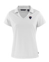 DePaul Blue Demons Cutter & Buck Daybreak Eco Recycled Womens V-neck Polo White Mannequin Thumbnail Image