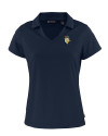 FIU Panthers College Vault Cutter & Buck Daybreak Eco Recycled Womens V-neck Polo Navy Blue Mannequin Thumbnail Image