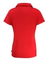 Delaware Fightin' Blue Hens College Vault Cutter & Buck Daybreak Eco Recycled Womens V-neck Polo Red Mannequin Back Thumbnail Image