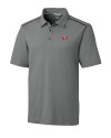 San Francisco 49ers Cutter & Buck Mens Big & Tall Fusion Polo Elemental Grey Mannequin Thumbnail Image