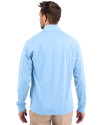 The Citadel Bulldogs Cutter & Buck Adapt Eco Knit Heather Mens Quarter Zip Pullover Atlas Heather Back Thumbnail Image